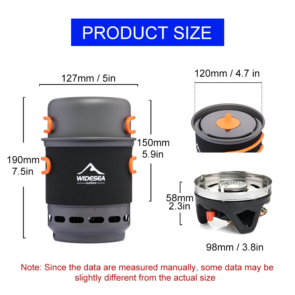 Camping Cooking System with Heat Exchanger Pot and Gas Burner 2 Camping Cooking System with Heat Exchanger Pot and Gas Burner - view 2