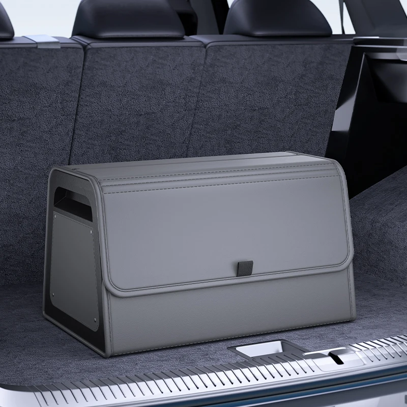 Magnetic Lid Trunk Organizer PU Leather with ABS Frame 8 Magnetic Lid Trunk Organizer PU Leather with ABS Frame - view 8