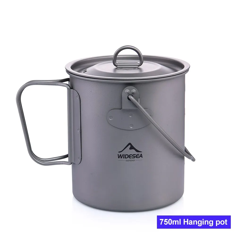 Titanium Camping Cookware, Pots 750ml to 2900ml and Frying Pans 11 Titanium Camping Cookware, Pots 750ml to 2900ml and Frying Pans - view 11
