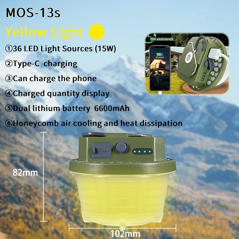 Ultra Bright Tent Light, Magnetic Rechargeable 15W or 30W 13 Ultra Bright Tent Light, Magnetic Rechargeable 15W or 30W - view 13