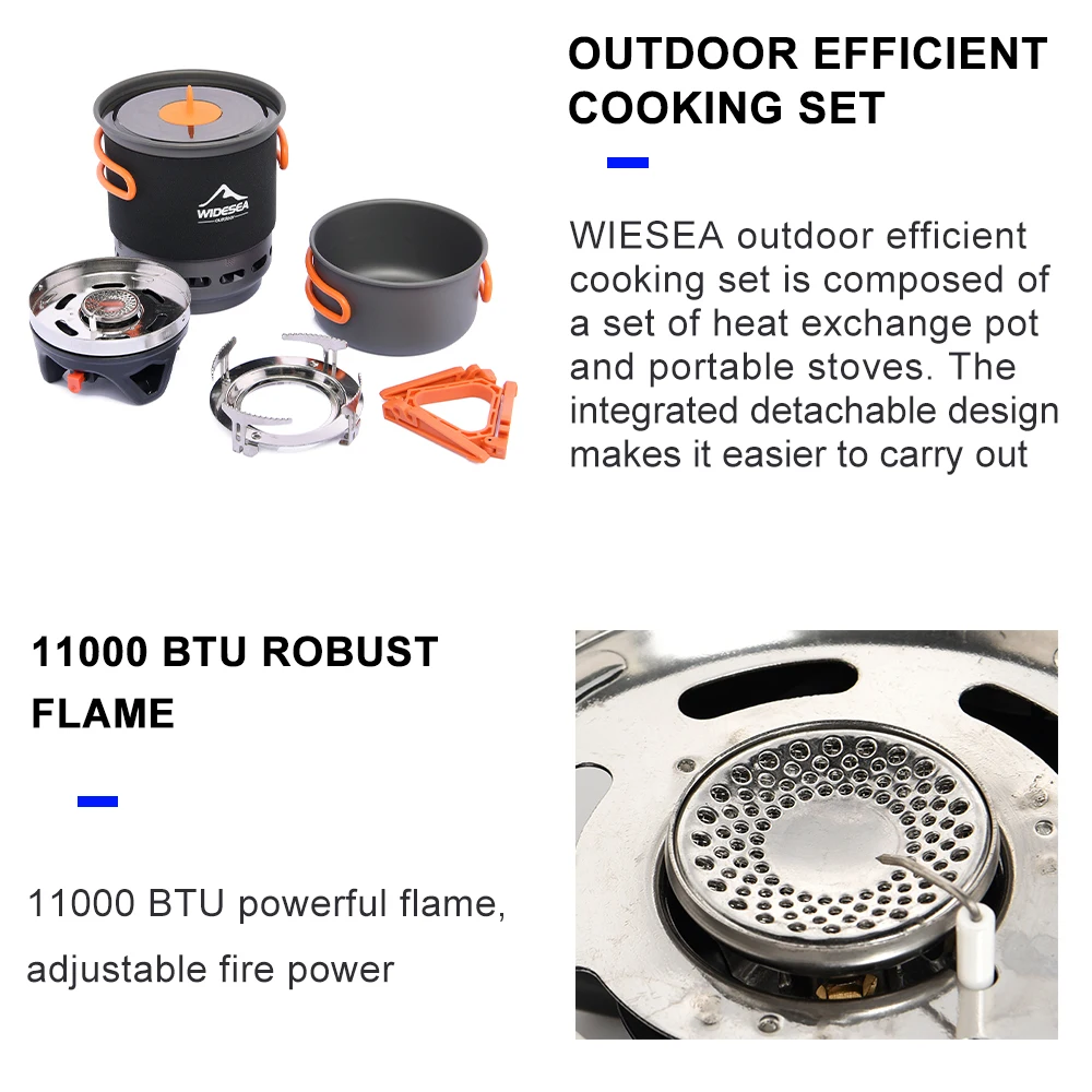 Camping Cooking System with Heat Exchanger Pot and Gas Burner 6 Camping Cooking System with Heat Exchanger Pot and Gas Burner - view 6