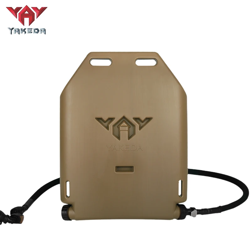 Hydration Vest Water Bottle 1.75L Large Capacity Yakeda 1 Hydration vest water bottle with 1.75L capacity in army green with vest fitting