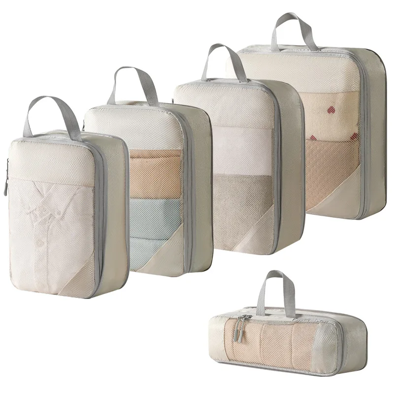Lightweight Suitcase Packing Cubes, Expandable 3 to 8 Piece Sets 6 Lightweight Suitcase Packing Cubes, Expandable 3 to 8 Piece Sets - view 6