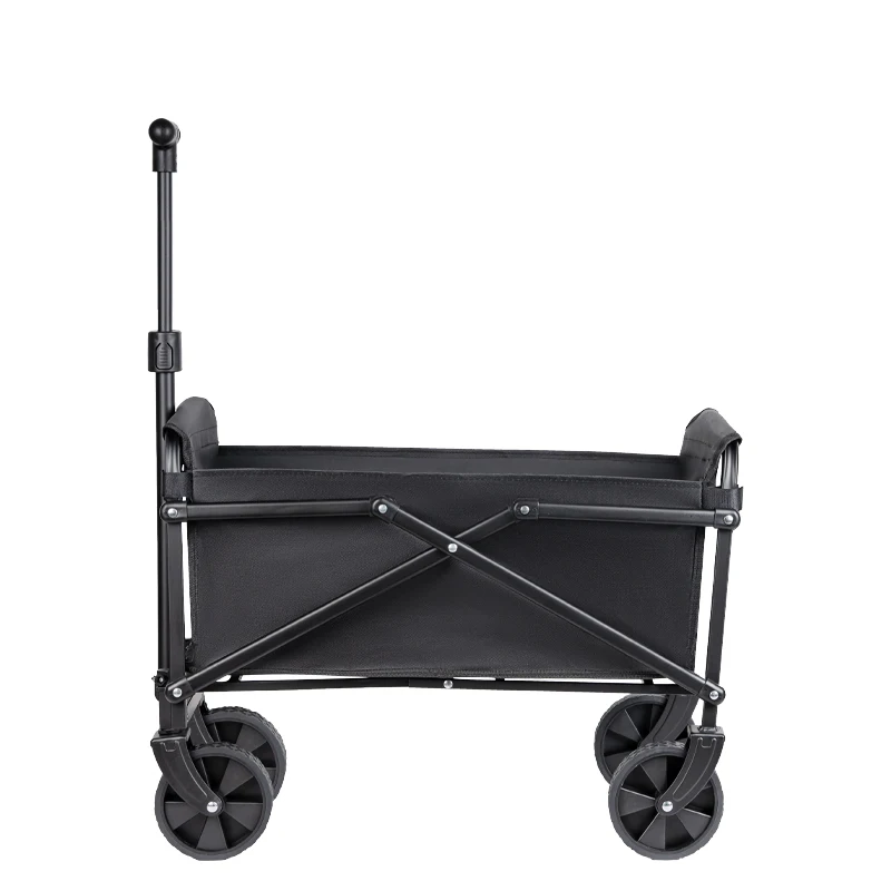 Folding Camping Cart Heavy Duty Utility Wagon with 4 Wheels 5 Folding Camping Cart Heavy Duty Utility Wagon with 4 Wheels - view 5