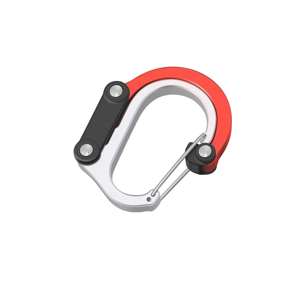 Rotating Gear Clip Hook 360 Degree Hybrid Carabiner in Iron 8 Rotating Gear Clip Hook 360 Degree Hybrid Carabiner in Iron - view 8