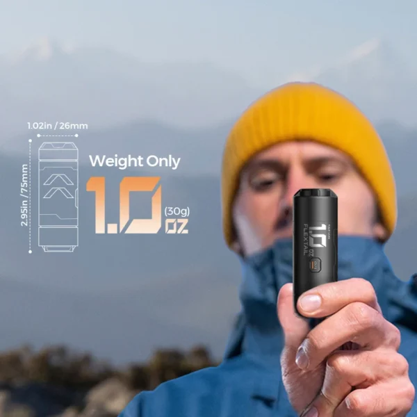 Ultralight sleeping pad pump attached to a camping pad valve, inflating it hands-free