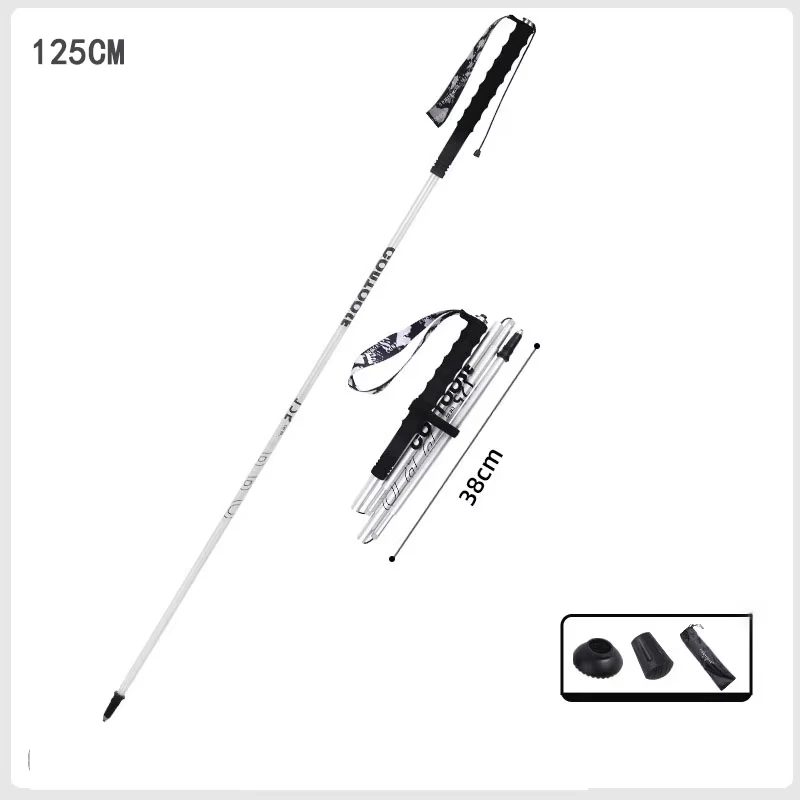 Aluminum Trail Running Poles 7075 Folding Ultralight 2 Pack 9 Aluminum Trail Running Poles 7075 Folding Ultralight 2 Pack - view 9
