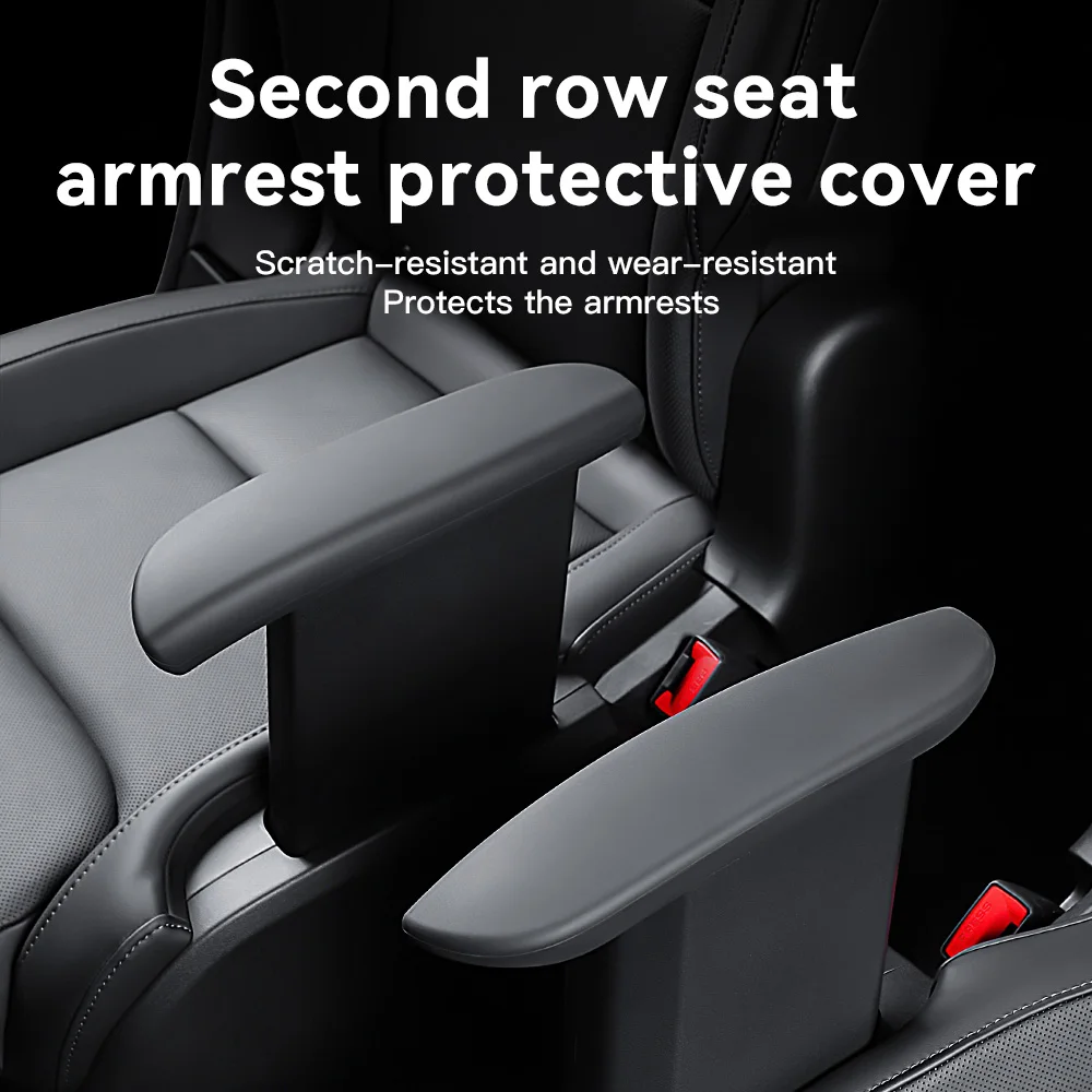 Silicone Armrest Cover for Tesla Model YL Second Row Seat 3 Silicone Armrest Cover for Tesla Model YL Second Row Seat - view 3