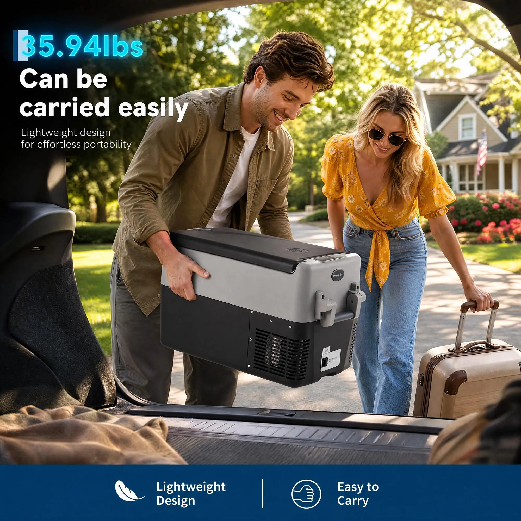Dual Zone Car Fridge 53QT Compressor Freezer with App Control 7 Dual Zone Car Fridge 53QT Compressor Freezer with App Control - view 7