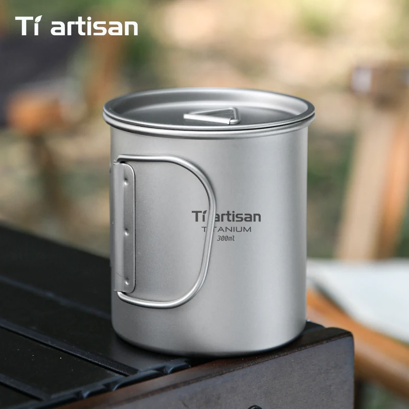 Folding Handle Titanium Mug for Camping, 200ml to 750ml 5 Folding Handle Titanium Mug for Camping, 200ml to 750ml - view 5