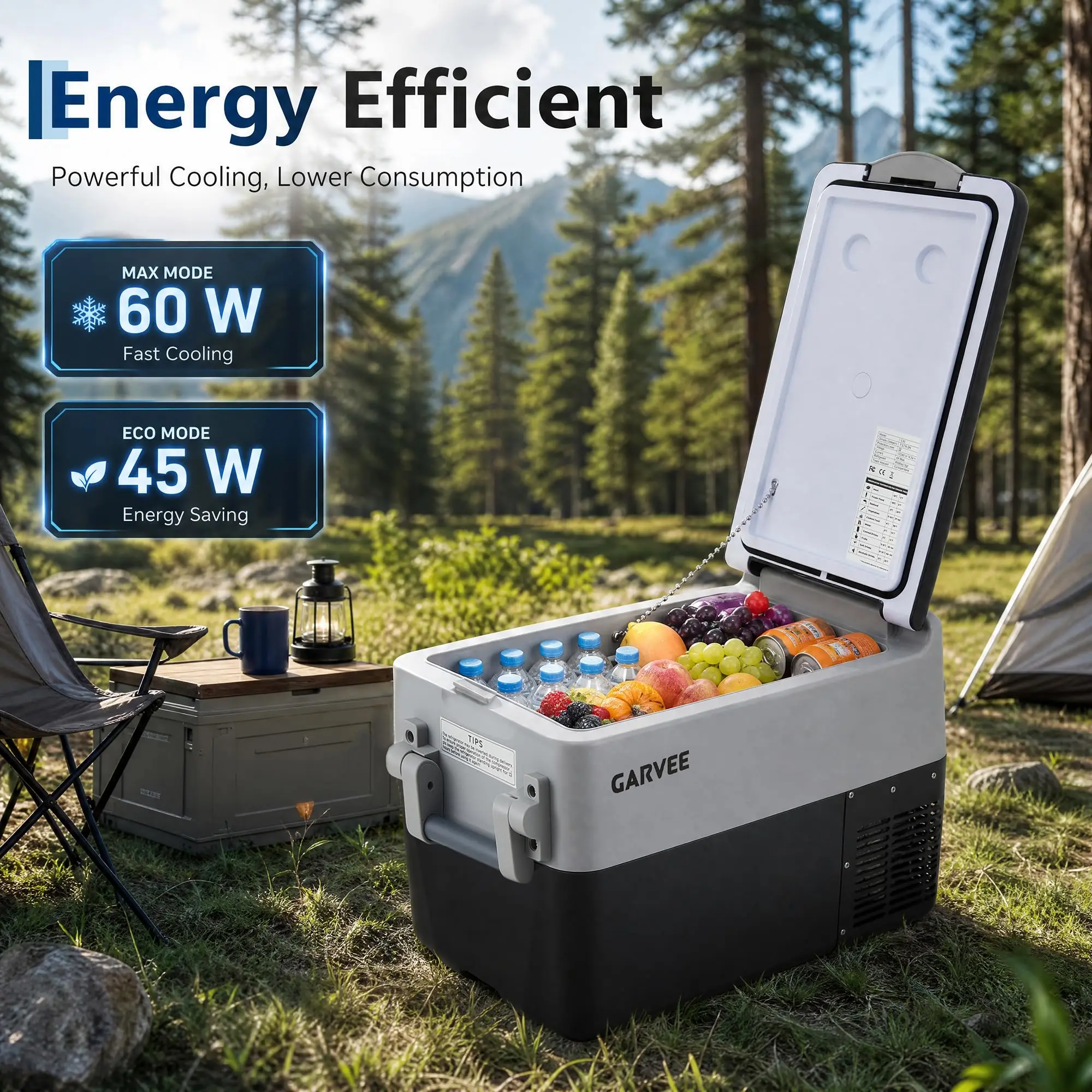 Dual Zone Car Fridge 53QT Compressor Freezer with App Control 5 Dual Zone Car Fridge 53QT Compressor Freezer with App Control - view 5