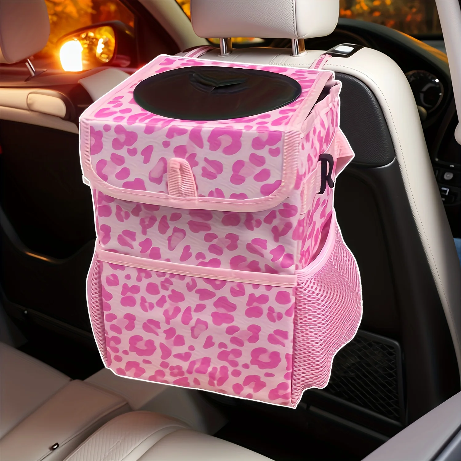 Lidded Car Trash Can 3 in 1 Leakproof Storage Bag for Cars 7 Lidded Car Trash Can 3 in 1 Leakproof Storage Bag for Cars - view 7