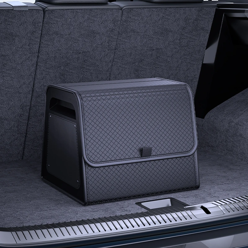 Magnetic Lid Trunk Organizer PU Leather with ABS Frame 18 Magnetic Lid Trunk Organizer PU Leather with ABS Frame - view 18