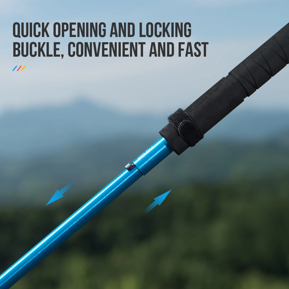 Quick Lock Hiking Poles Carbon Fiber 2 Pack AONIJIE 4 Quick Lock Hiking Poles Carbon Fiber 2 Pack AONIJIE - view 4