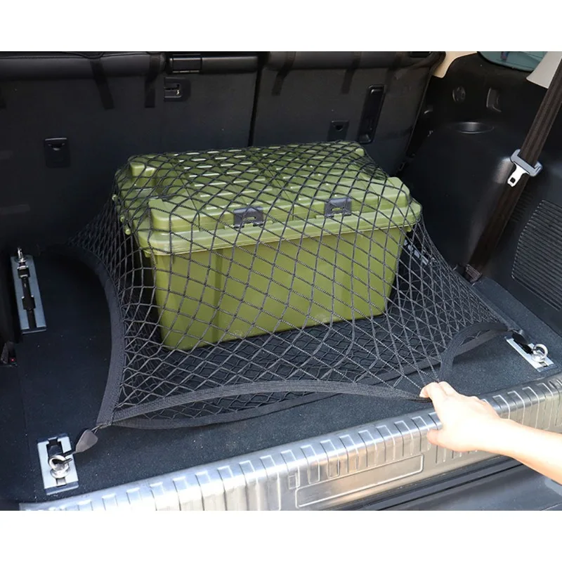 Elastic Trunk Cargo Net with Hooks 70x70 or 110x60 cm 3 Elastic Trunk Cargo Net with Hooks 70x70 or 110x60 cm - view 3