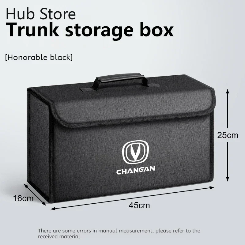 Foldable Leather Storage Box for Changan CS75 Plus and More 3 Foldable Leather Storage Box for Changan CS75 Plus and More - view 3