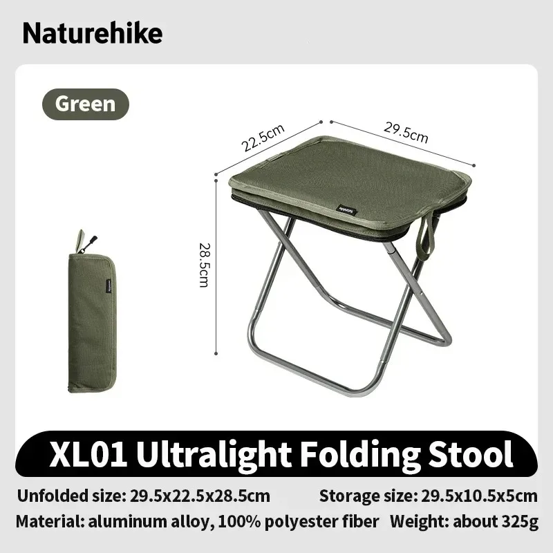 Padded Folding Camp Stool with Aluminum Frame by Naturehike 8 Padded Folding Camp Stool with Aluminum Frame by Naturehike - view 8