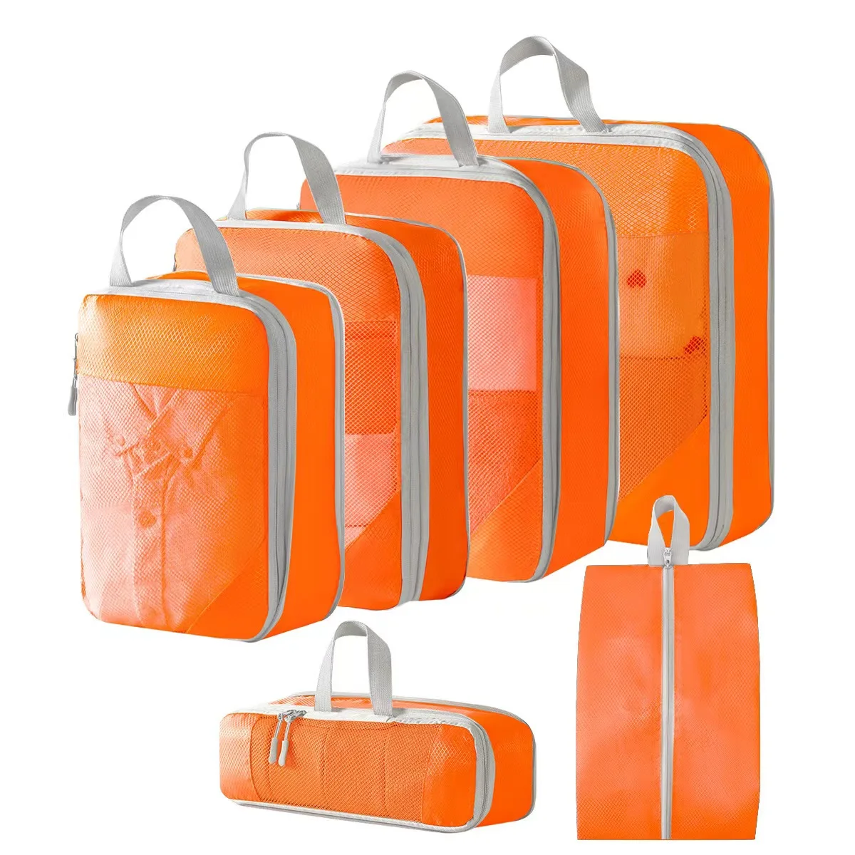 Lightweight Suitcase Packing Cubes, Expandable 3 to 8 Piece Sets 7 Lightweight Suitcase Packing Cubes, Expandable 3 to 8 Piece Sets - view 7