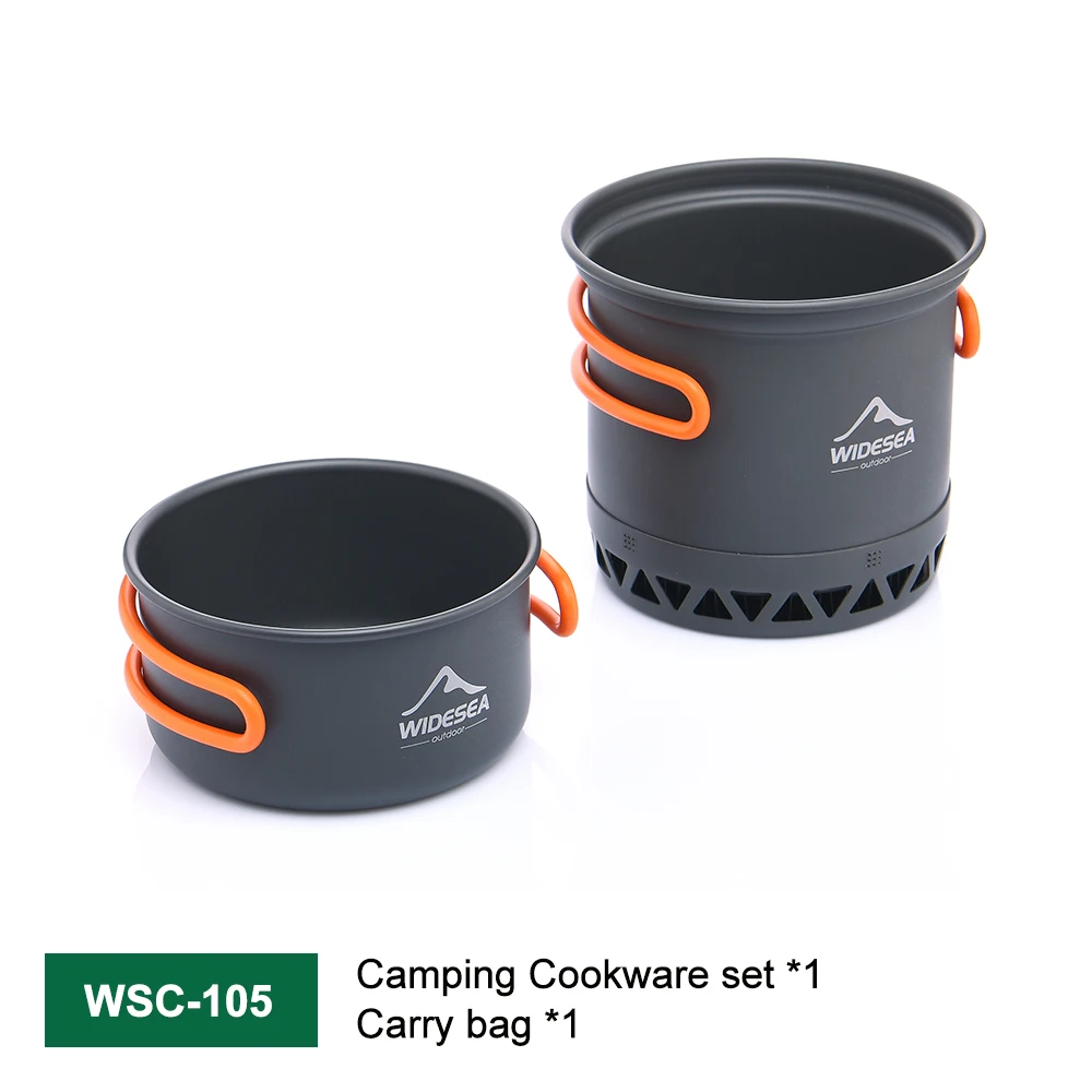 Nesting Camping Pot Set, 1.3L and 2.3L Hard Anodized Aluminum 7 Nesting Camping Pot Set, 1.3L and 2.3L Hard Anodized Aluminum - view 7