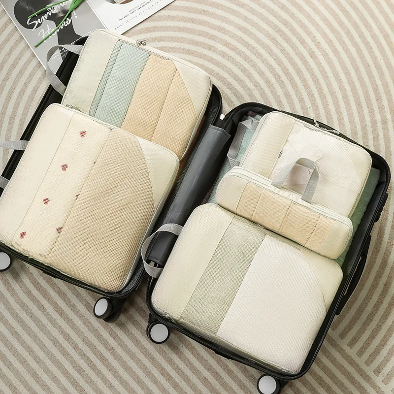 Lightweight Suitcase Packing Cubes, Expandable 3 to 8 Piece Sets 3 Lightweight Suitcase Packing Cubes, Expandable 3 to 8 Piece Sets - view 3