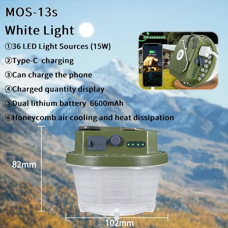Ultra Bright Tent Light, Magnetic Rechargeable 15W or 30W 15 Ultra Bright Tent Light, Magnetic Rechargeable 15W or 30W - view 15