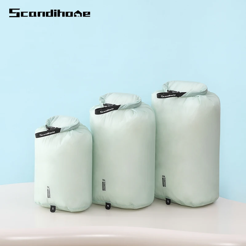 Ultralight Dry Bag Pouch for Clothes in Nylon, S, M or L 14 Ultralight Dry Bag Pouch for Clothes in Nylon, S, M or L - view 14