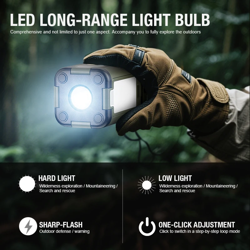 Tri Color Camping Light with Fold Out Panels and Power Bank 5 Tri Color Camping Light with Fold Out Panels and Power Bank - view 5