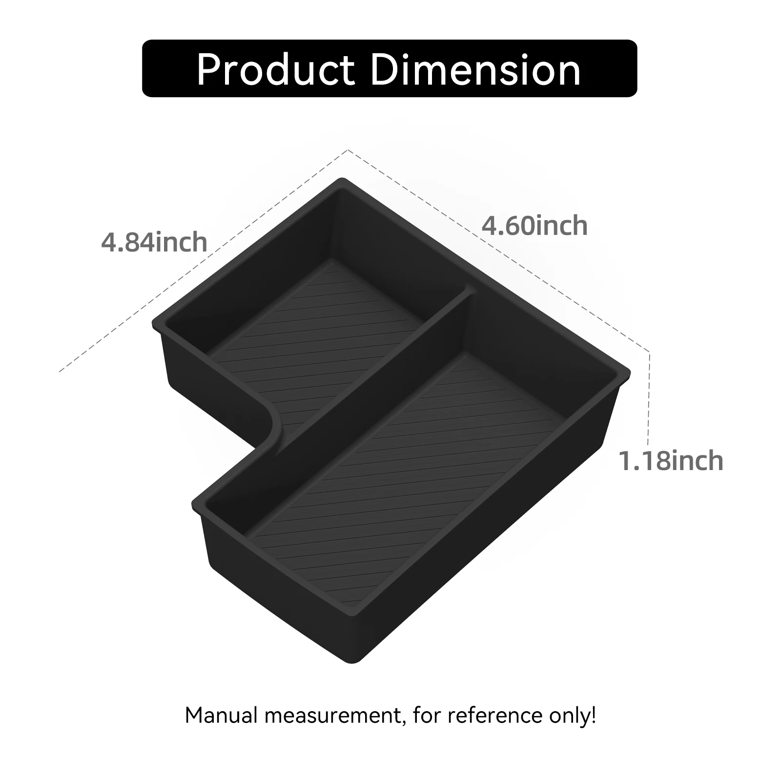 Silicone Armrest Lower Tray for US Version Kia Seltos 2027 Plus 2 Silicone Armrest Lower Tray for US Version Kia Seltos 2027 Plus - view 2