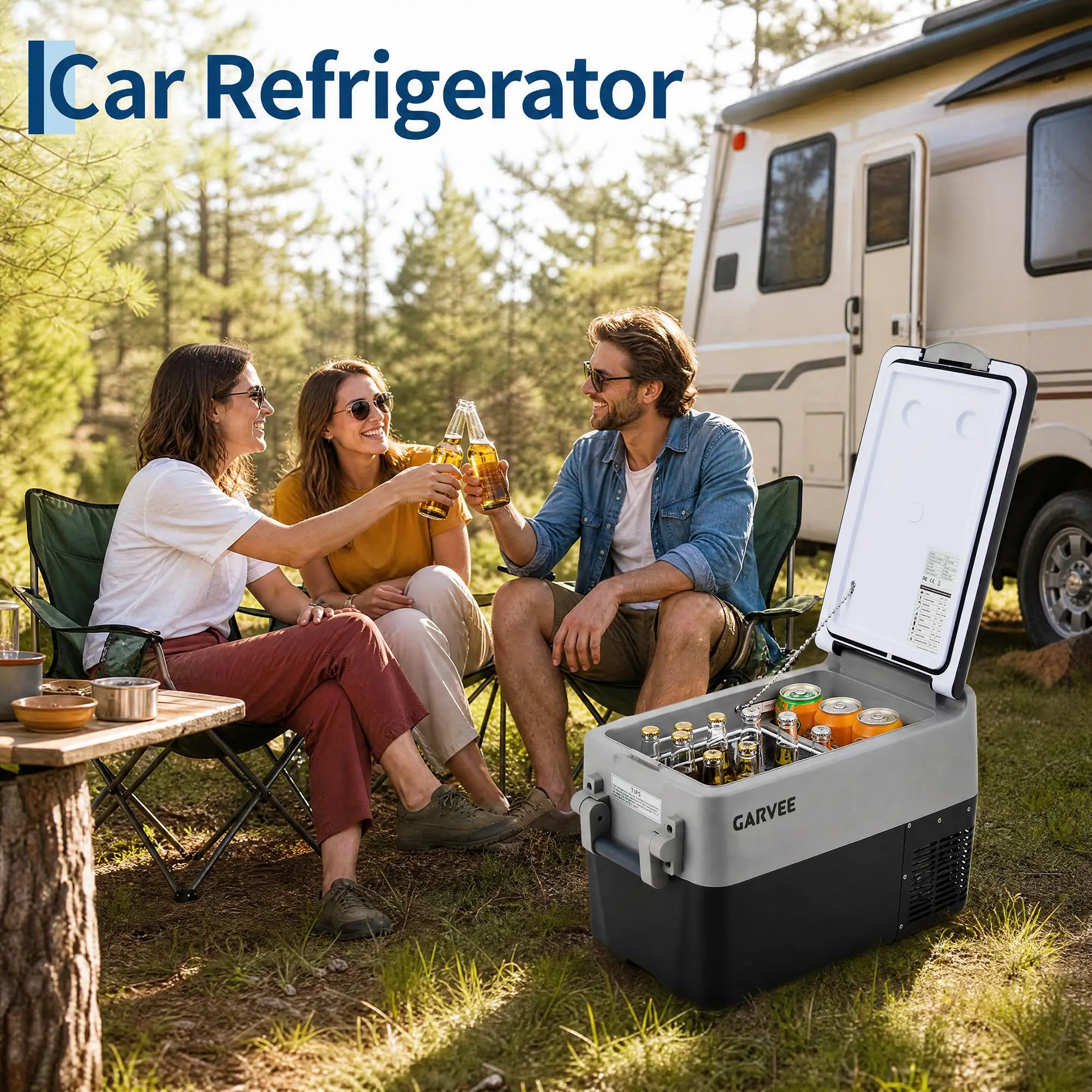 Dual Zone Car Fridge 53QT Compressor Freezer with App Control 4 Dual Zone Car Fridge 53QT Compressor Freezer with App Control - view 4