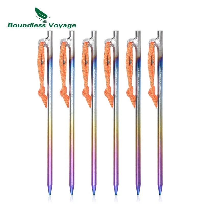 Heavy Duty Titanium Stakes 6 Pack in 20 to 40cm Lengths 2 Heavy Duty Titanium Stakes 6 Pack in 20 to 40cm Lengths - view 2