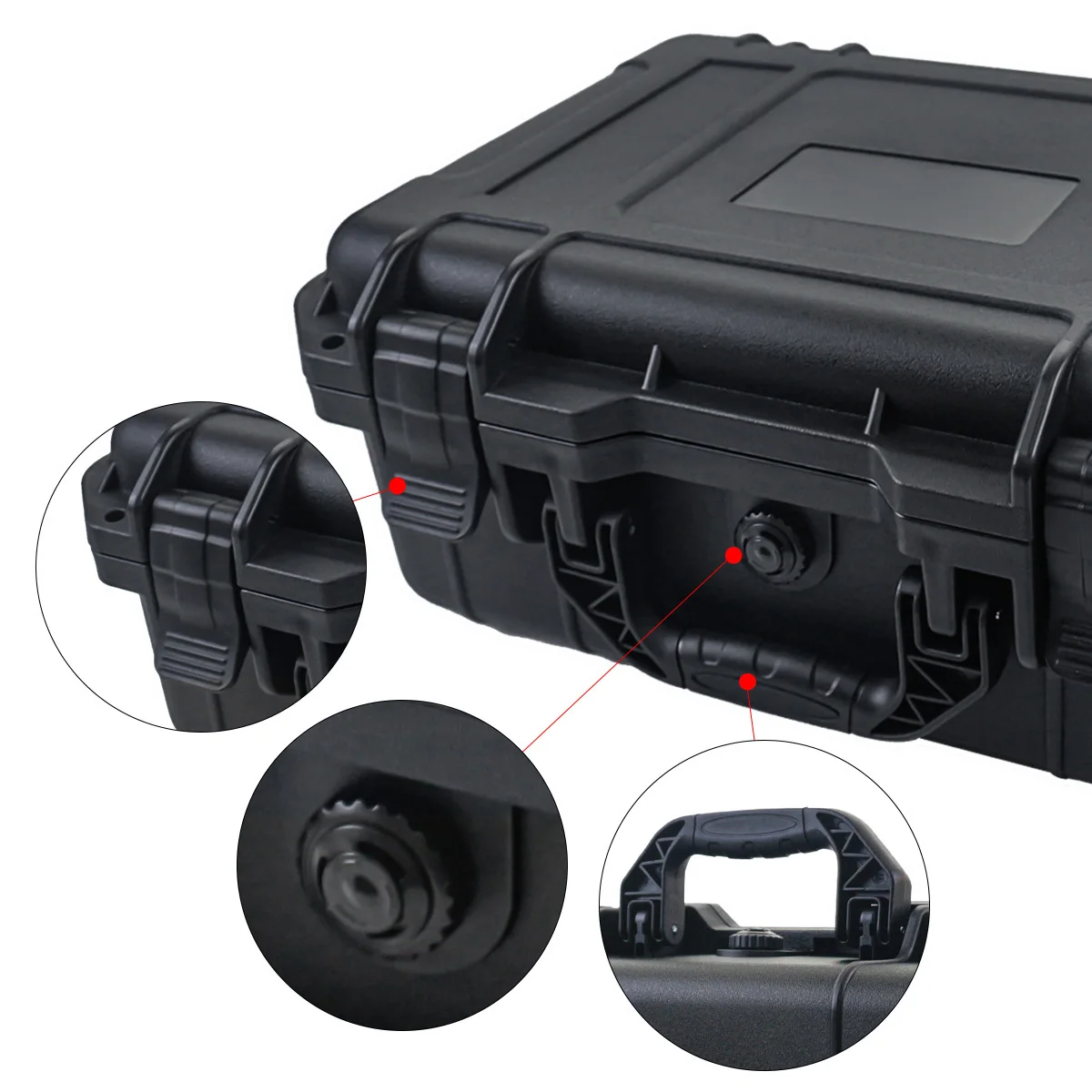 Waterproof Hard Carry Case with Pre-Cut Sponge, 6 Sizes 5 Waterproof Hard Carry Case with Pre-Cut Sponge, 6 Sizes - view 5