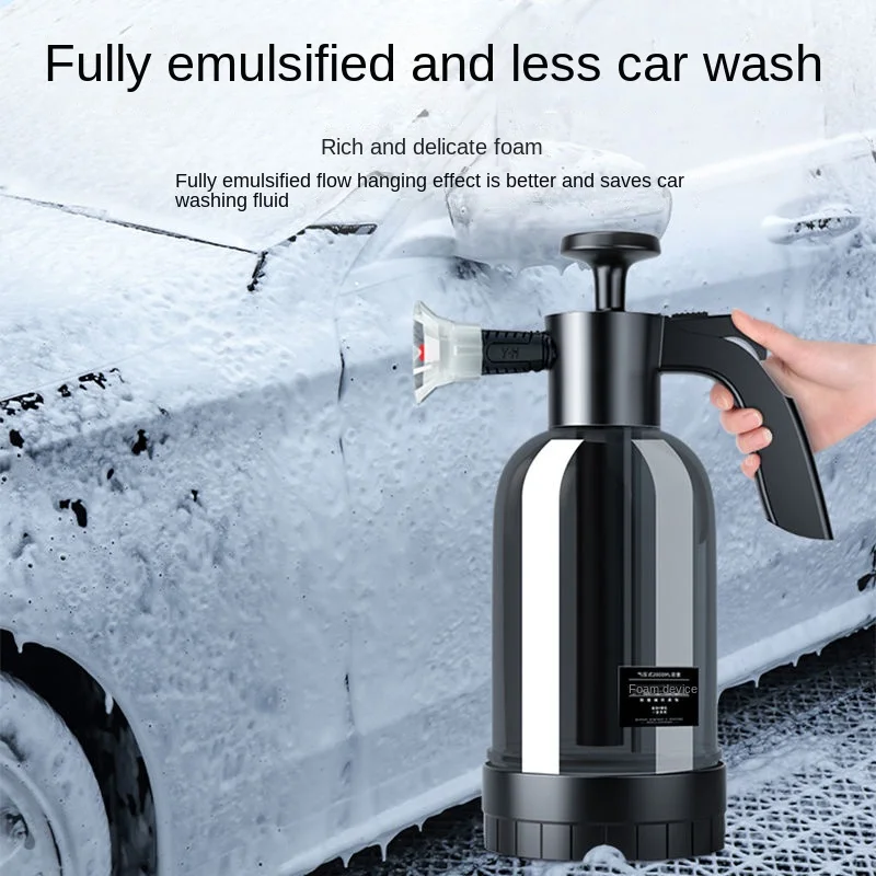 Hand Pump Foam Sprayer 2L Snow Foam Bottle with 3 Nozzles 3 Hand Pump Foam Sprayer 2L Snow Foam Bottle with 3 Nozzles - view 3