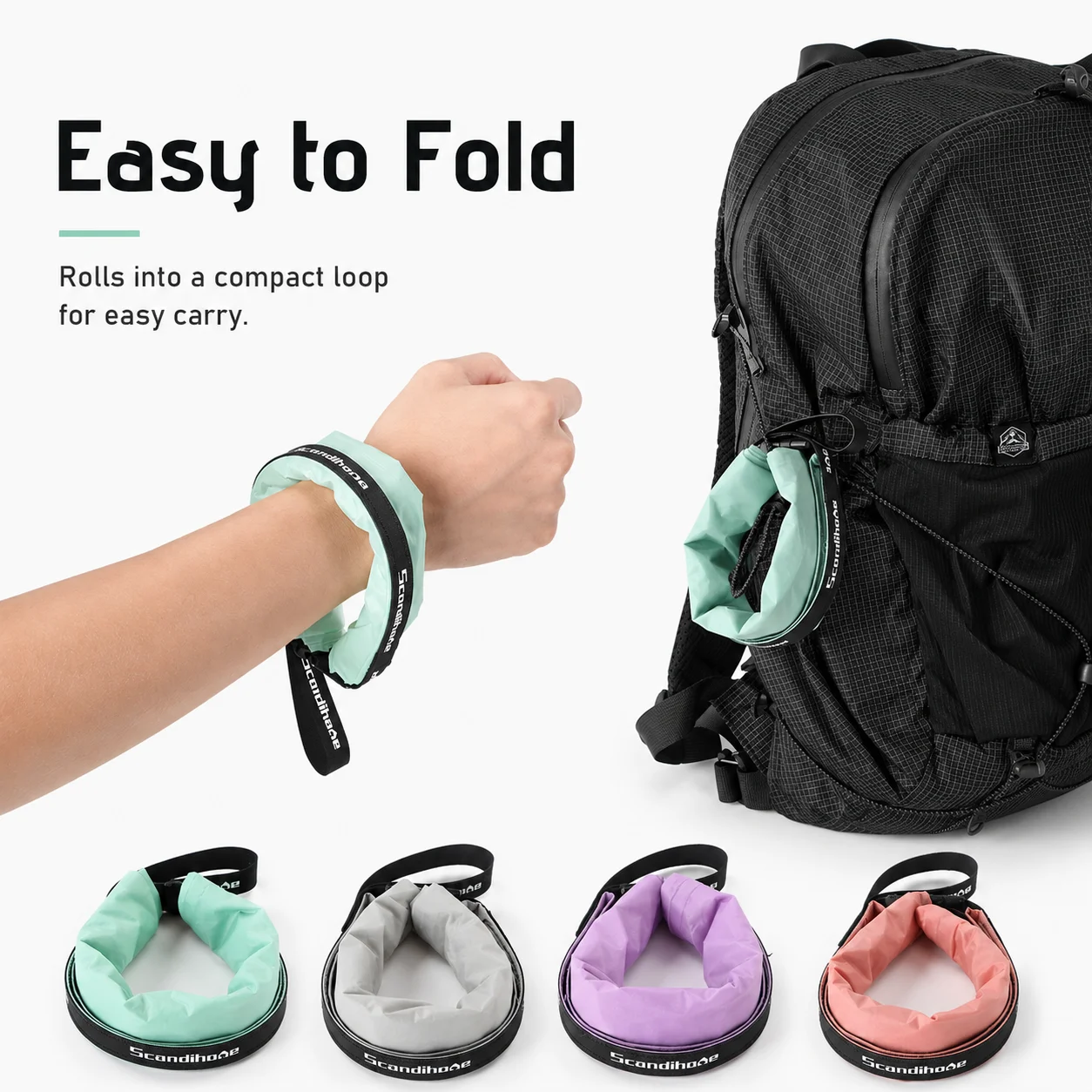 Ultralight Dry Bag Pouch for Clothes in Nylon, S, M or L 6 Ultralight Dry Bag Pouch for Clothes in Nylon, S, M or L - view 6