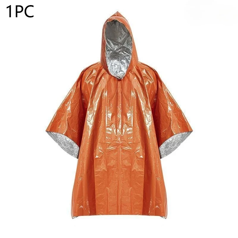 Emergency Insulation Poncho with Whistle and Drawstring Bag 9 Emergency Insulation Poncho with Whistle and Drawstring Bag - view 9