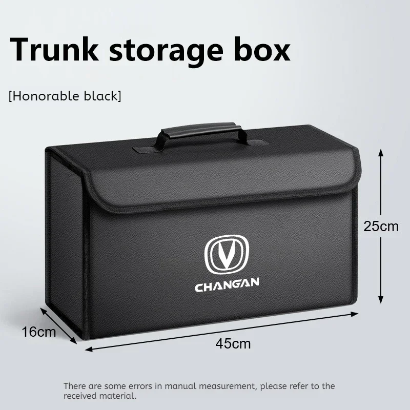 Foldable Leather Storage Box for Changan CS75 Plus and More 7 Foldable Leather Storage Box for Changan CS75 Plus and More - view 7