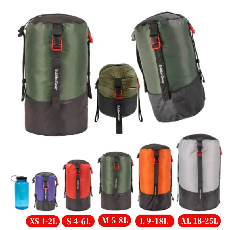 Sleeping Bag Compression Sack, Ultralight Stuff Bag 1 to 25 L 2 Sleeping Bag Compression Sack, Ultralight Stuff Bag 1 to 25 L - view 2