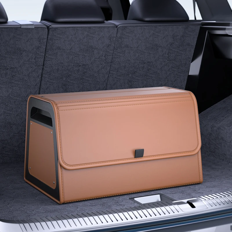Magnetic Lid Trunk Organizer PU Leather with ABS Frame 15 Magnetic Lid Trunk Organizer PU Leather with ABS Frame - view 15
