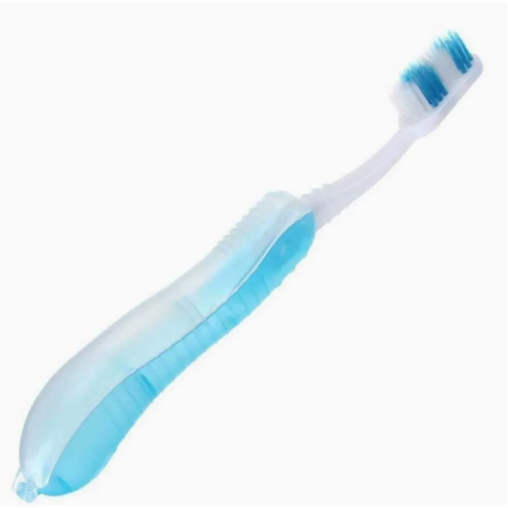 Folding Travel Toothbrush Compact Oral Care for Camping Trips 3 Folding Travel Toothbrush Compact Oral Care for Camping Trips - view 3