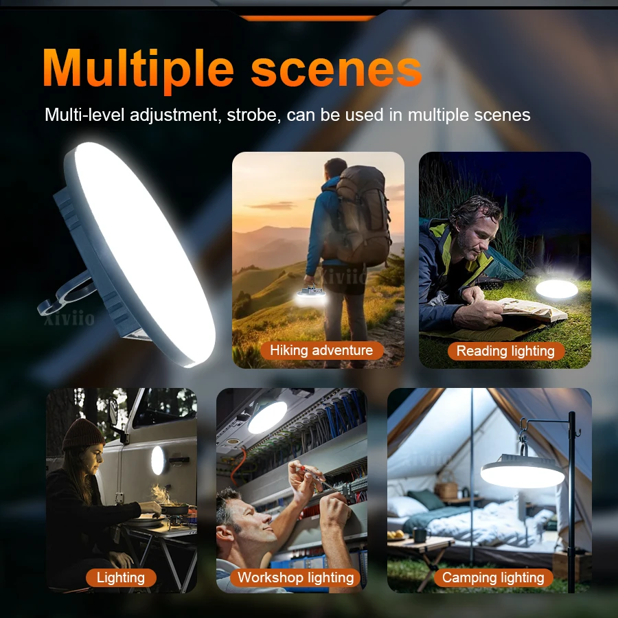 Magnetic Camping Work Light with Power Bank and Digital Display 4 Magnetic Camping Work Light with Power Bank and Digital Display - view 4