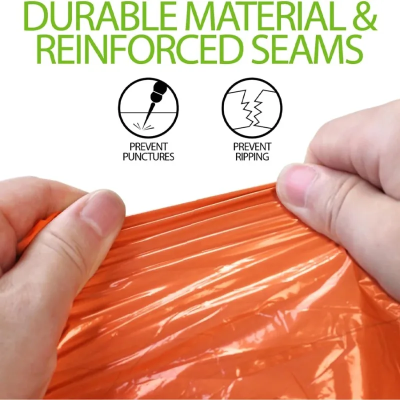 Emergency Insulation Poncho with Whistle and Drawstring Bag 3 Emergency Insulation Poncho with Whistle and Drawstring Bag - view 3