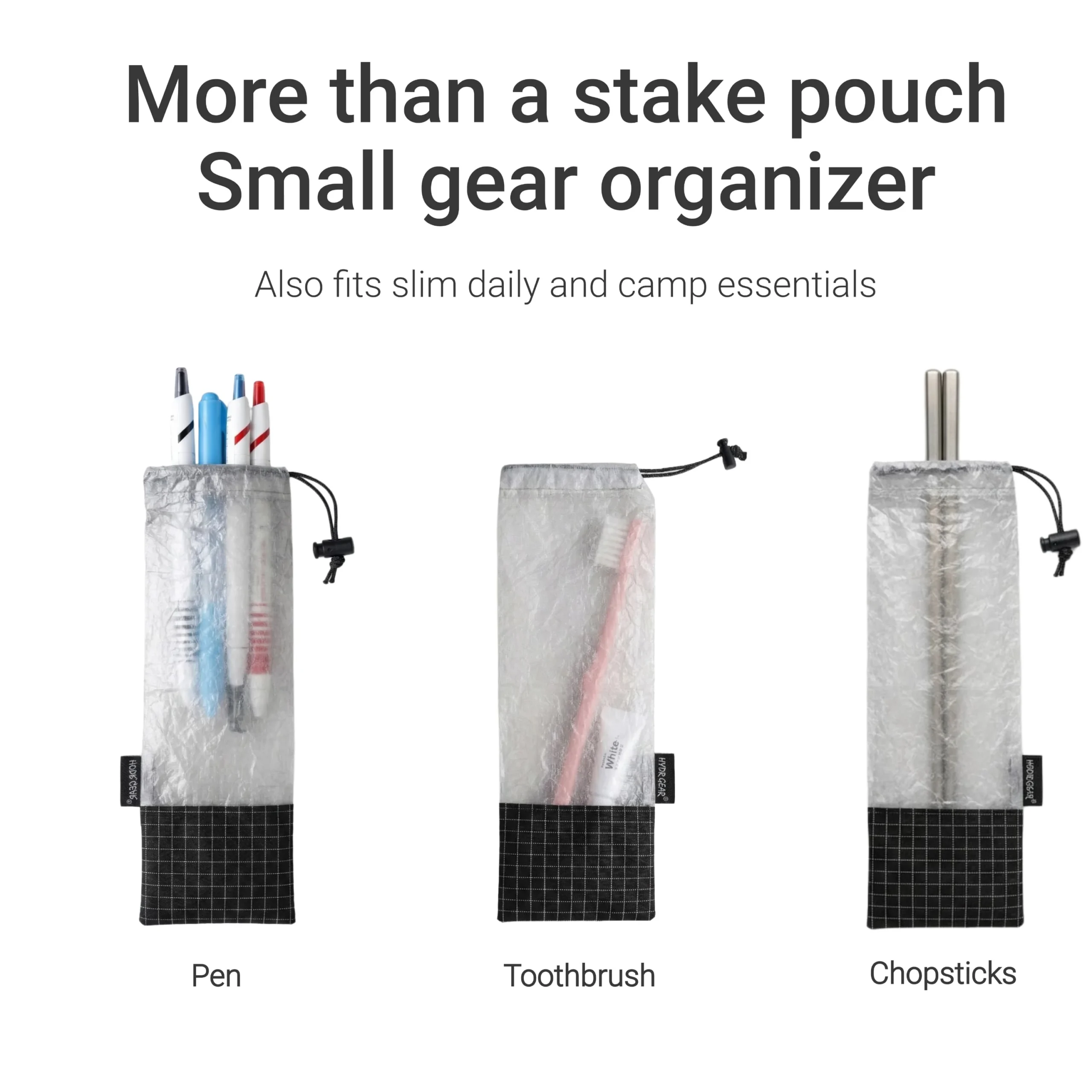 Dyneema Stake Pouch Ultralight 4.3g Tent Peg Bag by HODRGEAR 6 Dyneema Stake Pouch Ultralight 4.3g Tent Peg Bag by HODRGEAR - view 6