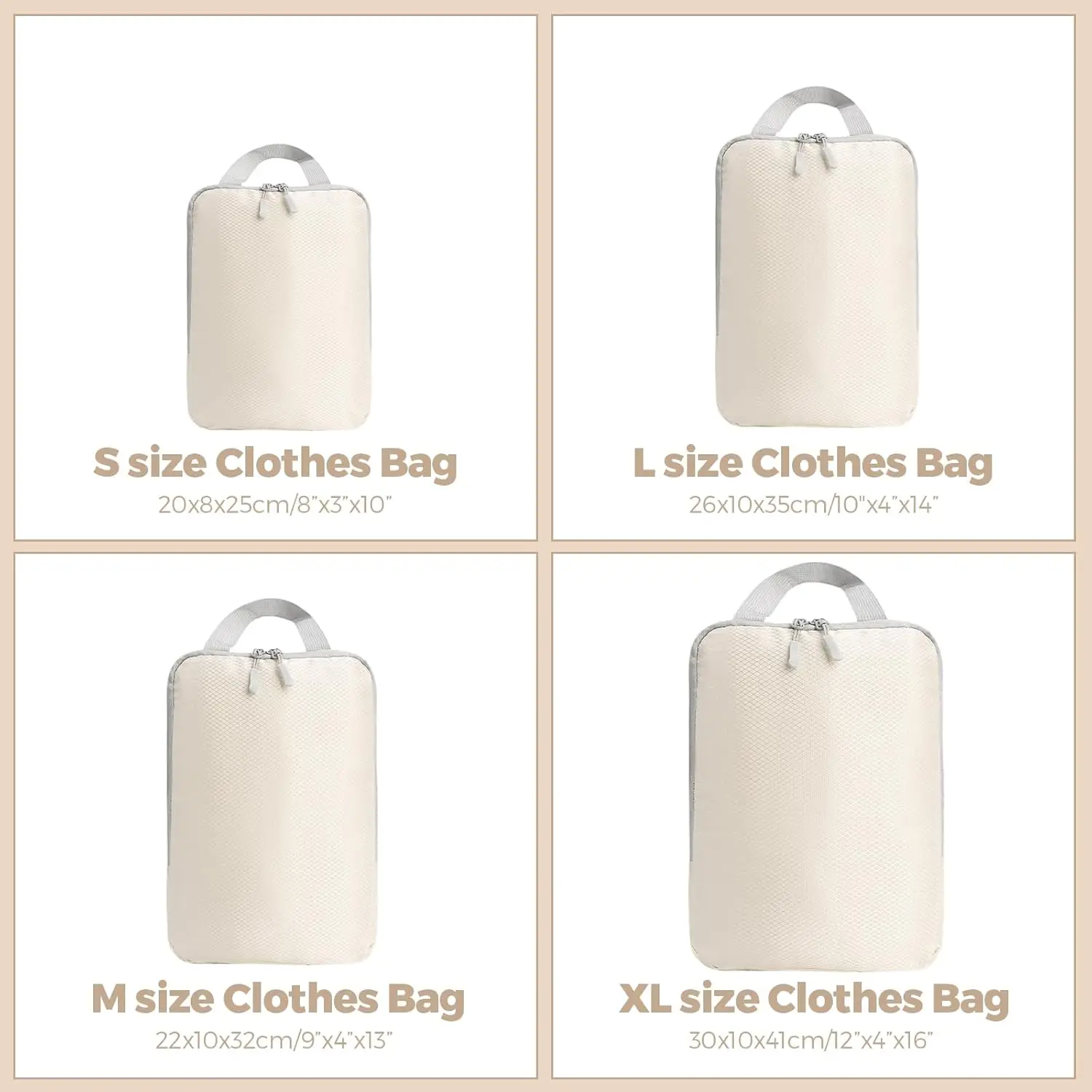Lightweight Expandable Packing Cubes, 4 Piece Compression Set 5 Lightweight Expandable Packing Cubes, 4 Piece Compression Set - view 5