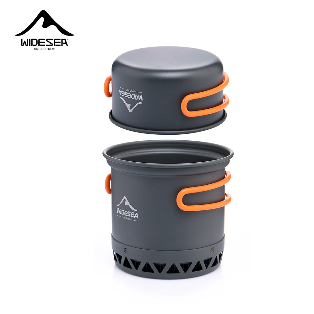Nesting Camping Pot Set, 1.3L and 2.3L Hard Anodized Aluminum 3 Nesting Camping Pot Set, 1.3L and 2.3L Hard Anodized Aluminum - view 3