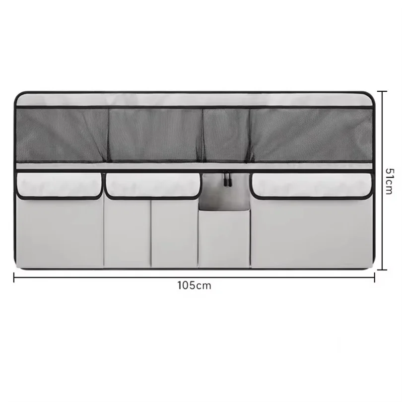 Seat Back Mesh Bag for SUV in Oxford Fabric, Gray or Black 5 Seat Back Mesh Bag for SUV in Oxford Fabric, Gray or Black - view 5