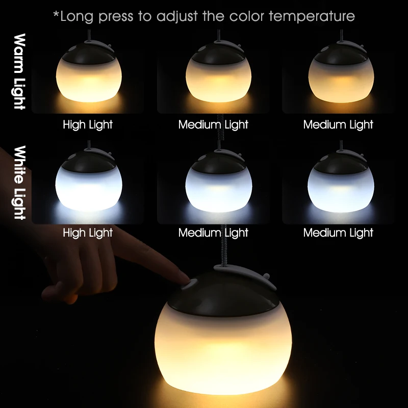 Hanging Tent Light USB Rechargeable LED Camping Lantern 6 Hanging Tent Light USB Rechargeable LED Camping Lantern - view 6