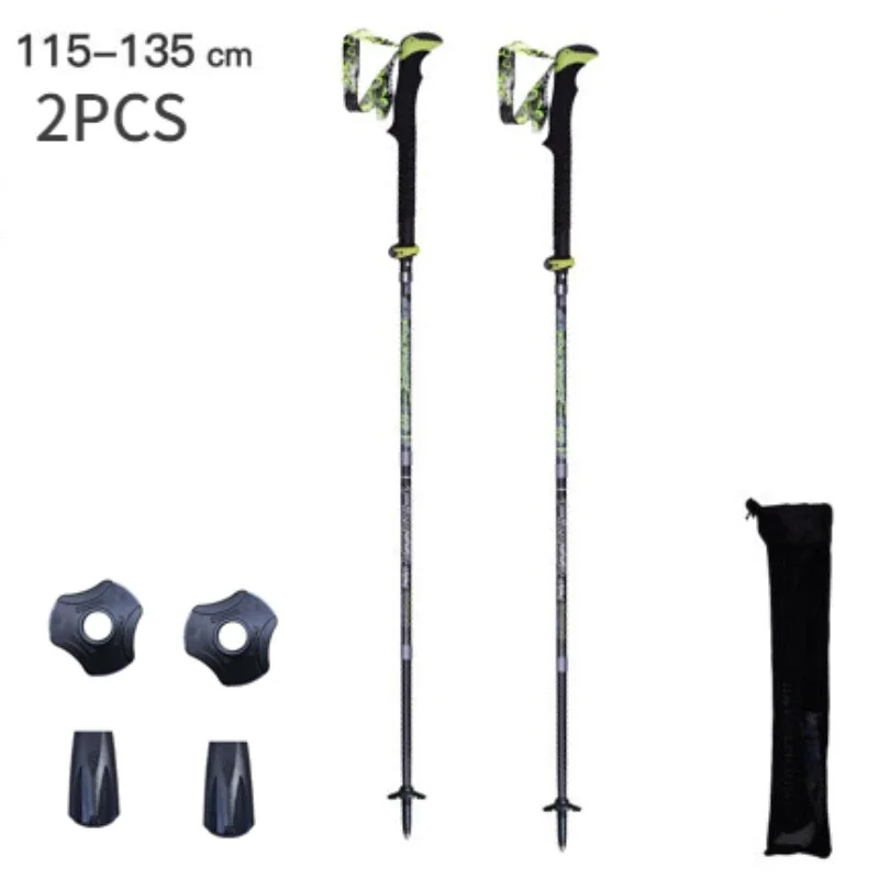 Carbon T Handle Pole Folding Quick Lock 115-135cm 9 Carbon T Handle Pole Folding Quick Lock 115-135cm - view 9