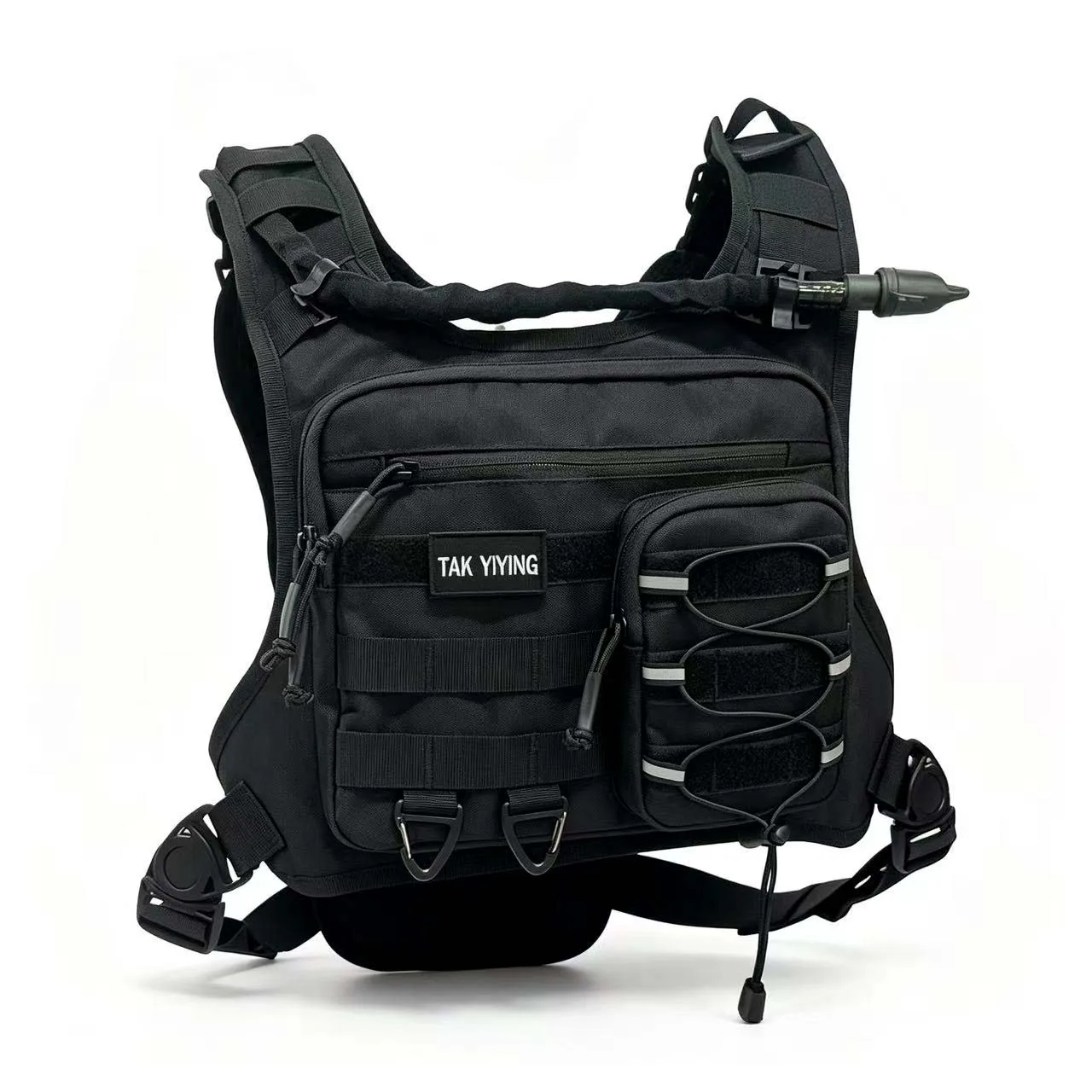 Chest Bag Hydration Vest 11 Inch with 2L Bladder Pocket 8 Chest Bag Hydration Vest 11 Inch with 2L Bladder Pocket - view 8