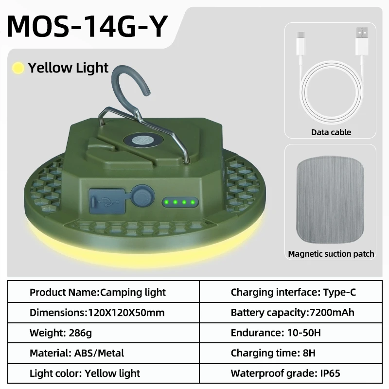 Dual Color Camping Lantern Rechargeable LED with Phone Charging 10 Dual Color Camping Lantern Rechargeable LED with Phone Charging - view 10