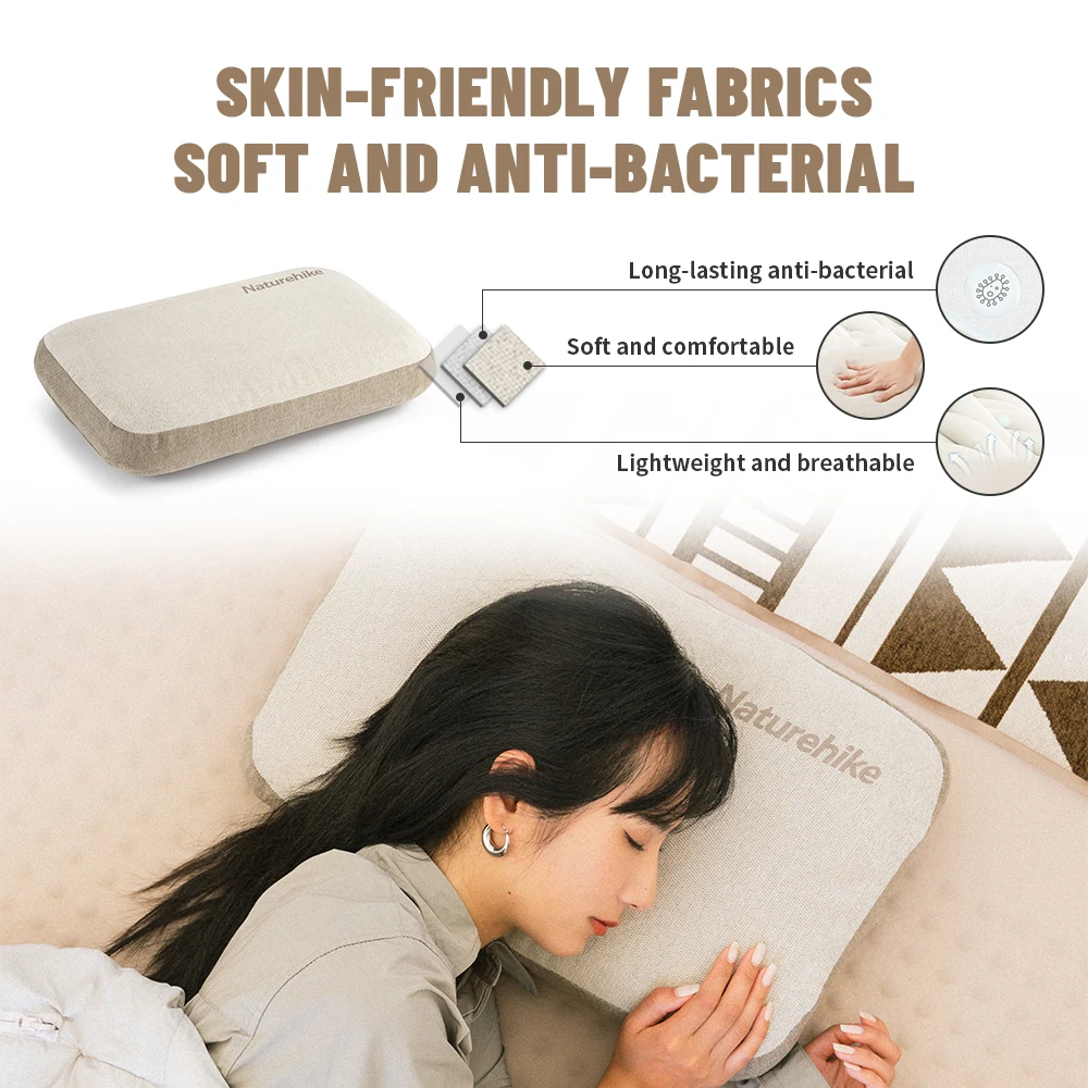 Memory Foam Square Pillow for Camping and Travel Naturehike 2 Memory Foam Square Pillow for Camping and Travel Naturehike - view 2