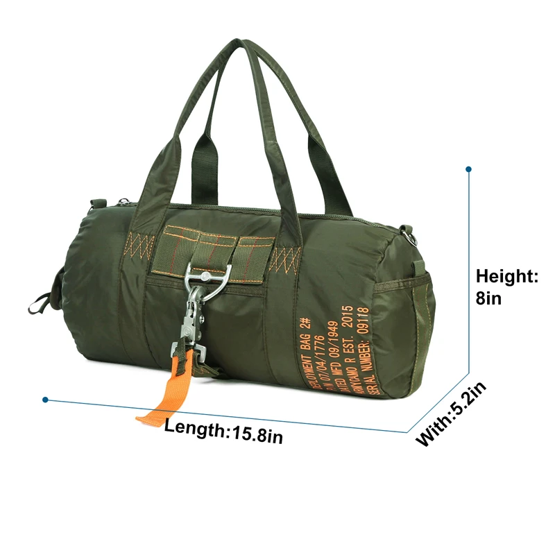 Tactical Parachute Duffle Bag 1000D Nylon Crossbody LQARMY 6 Tactical Parachute Duffle Bag 1000D Nylon Crossbody LQARMY - view 6